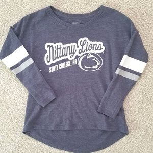 Nittany Lions Kids Long Sleeve Tee - Navy